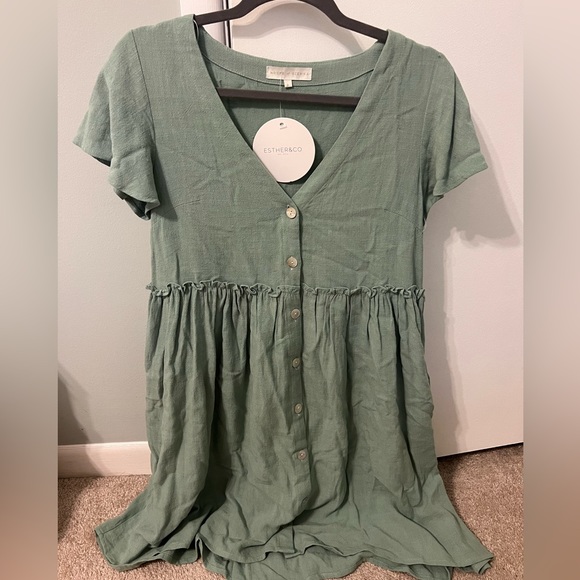 Esther&Co green dress - Picture 2 of 3